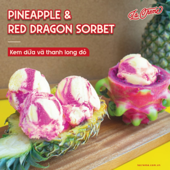 Kem Dứa và Thanh Long Đỏ 