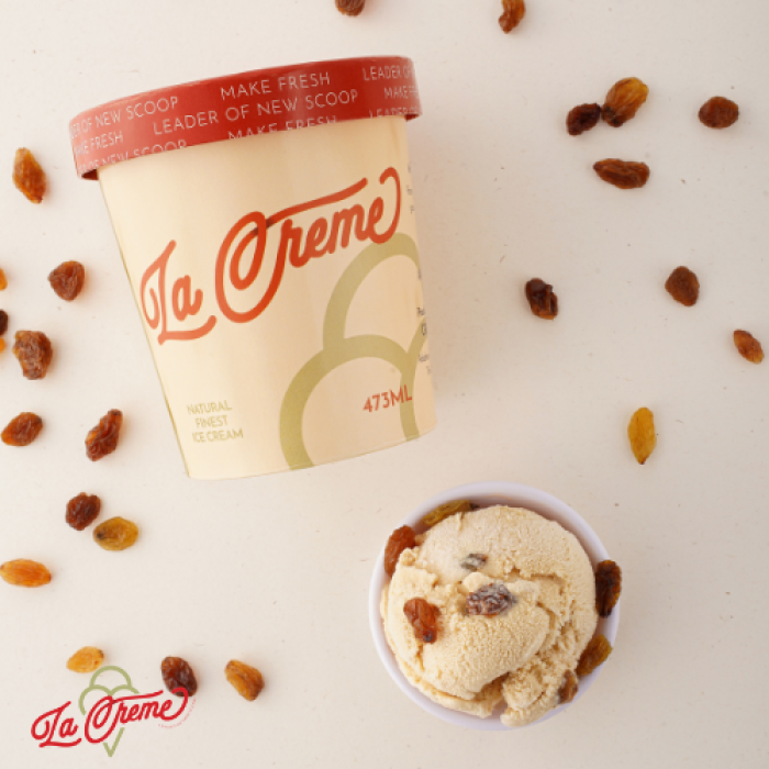 Kem Rượu Rum Nho Khô